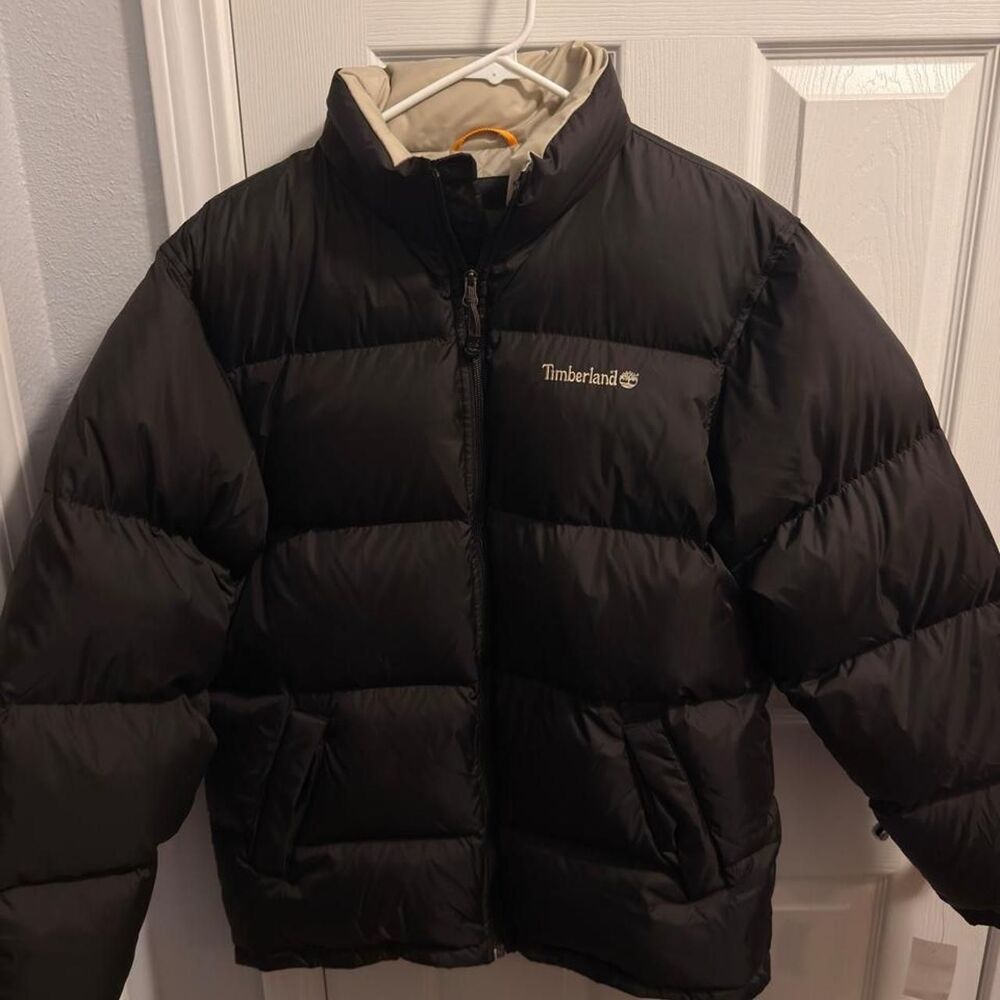 (2006) Timberland Down Puffer Jacket - Black - S